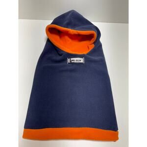 Thermal Fleece Men’s Baclava Winter Hat Blue Orange Long Neck Outdoors Hunting